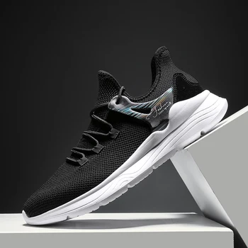 

Mesh Sneakers Men Comfortable Hot Sale Flat Shoes Men Wear-resistant Men Sneaker Big Size Fashion