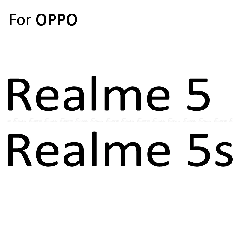Полное покрытие, Защитное стекло для OPPO Realme 5S 5 C2 C1 X2 XT 2 3i 3 Pro Q X Lite, закаленное стекло, защитная пленка для экрана - Цвет: For Realme 5 or 5s