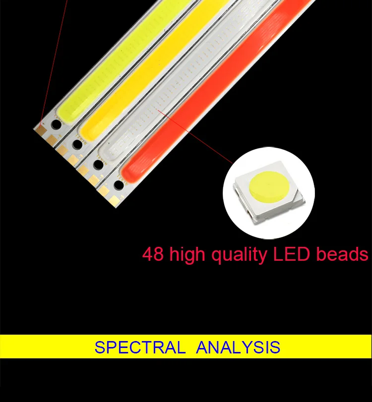 12V COB Strip Light Bulb 1000LM Blue Green Red White Color LED for Car Lighting Drone Signal Lights DIY Decor Lamps 120x10mm 11 H95db57a0a39e4b1b938bc43bf1b91e66R 12V COB Strip Light Bulb 1000LM Blue Green Red White Color LED for Car Lighting Drone Signal Lights DIY Decor Lamps 120x10mm