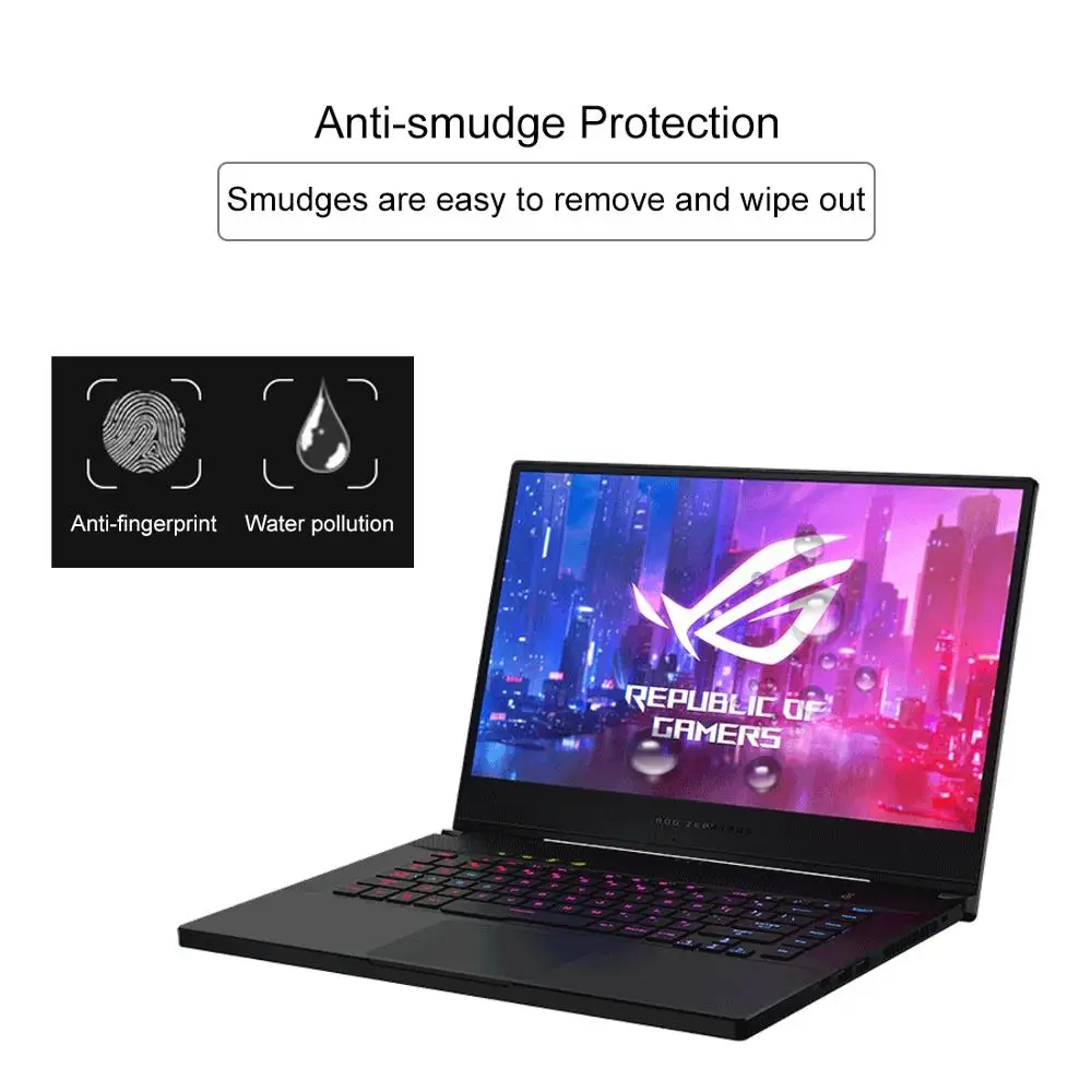 15.6 inch For ASUS Laptop Screen Protector HD Tempered Glass Protective Film for ASUS ROG Zephyrus M GU502 Screen Glass Film