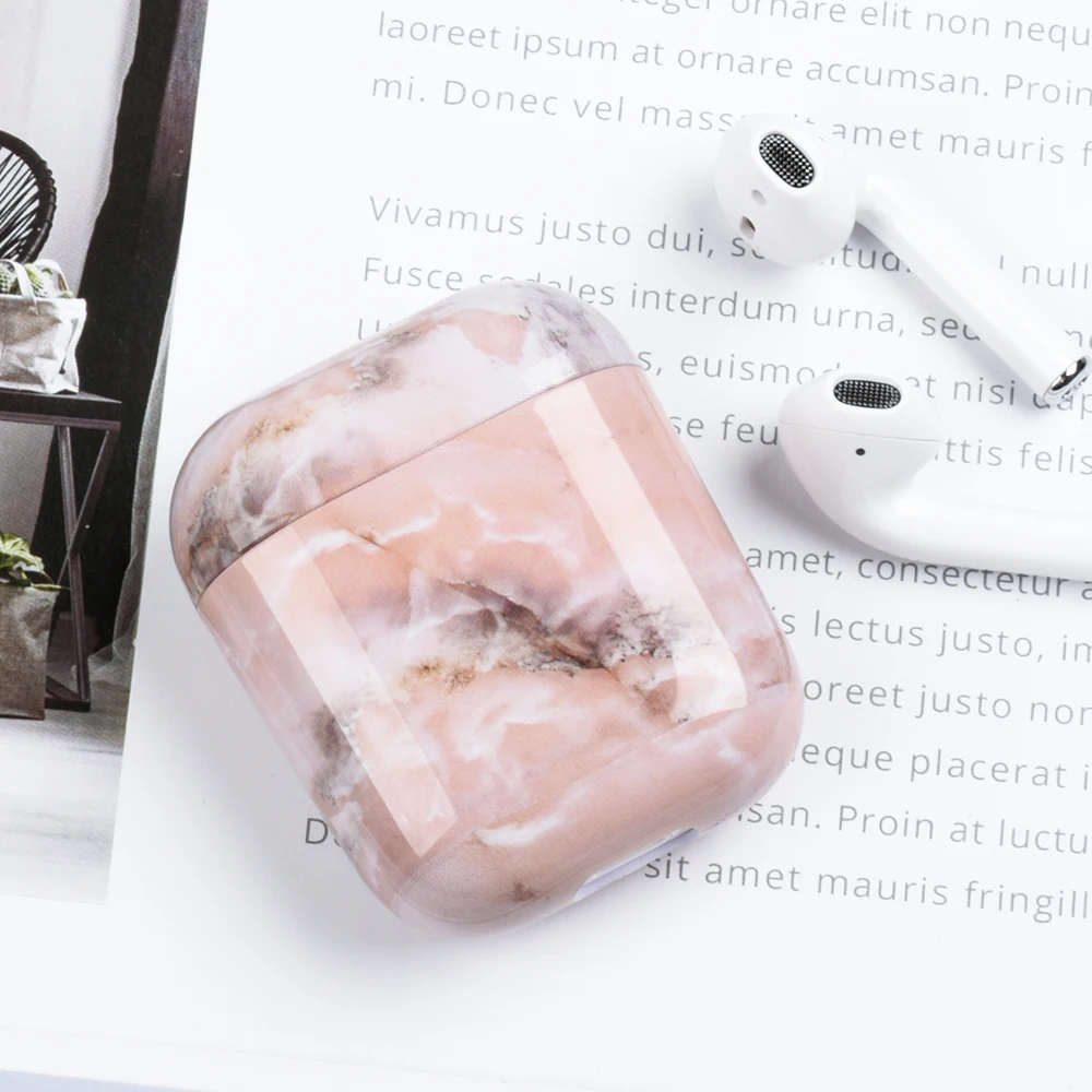 Чехол для Apple AirPods Pro 2 1 наушники Мода Пара Мраморный Узор Жесткий ПК Коробка для наушников чехол для AirPods Pro 2 1 чехол Funda