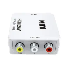 HDMI К AV/CVBA адаптер HDMI к RCA HDMI К AV поддерживает HD 1080P зарядный кабель адаптеры конвертер HDMI К AV RCA