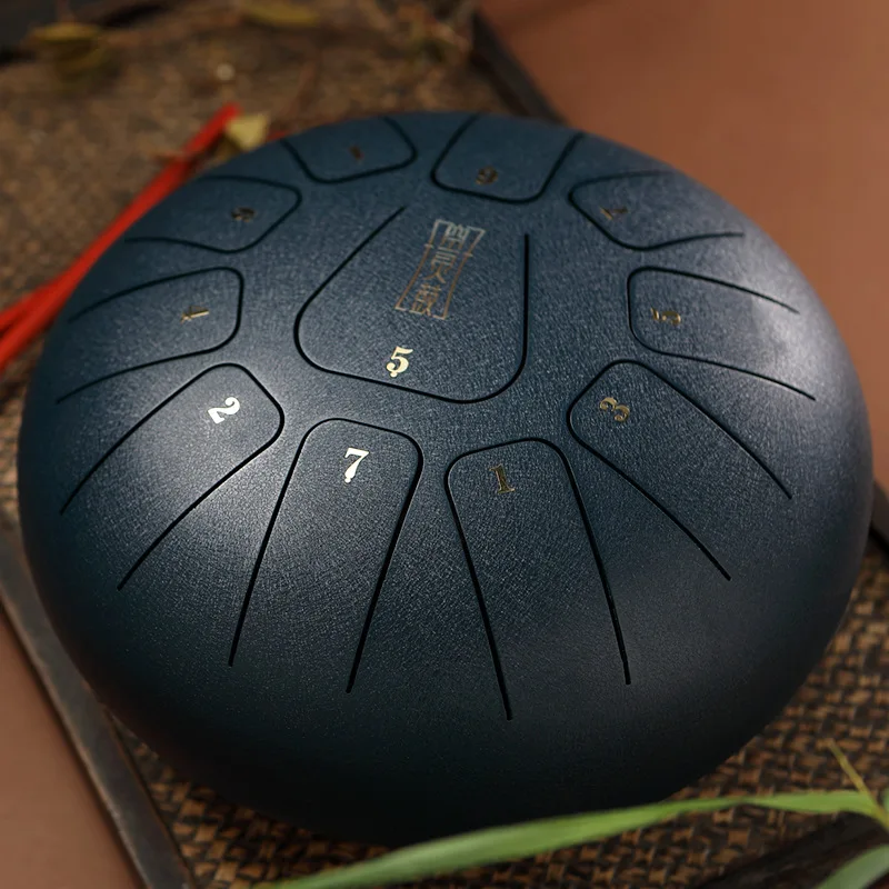 navy blue Легированная сталь язык барабан 8 дюймов 11 тонов с 1 парой молоток+ StoragePan Pan барабан мешок бак повесить барабанные наборы ударный инструмент - Цвет: navy blue