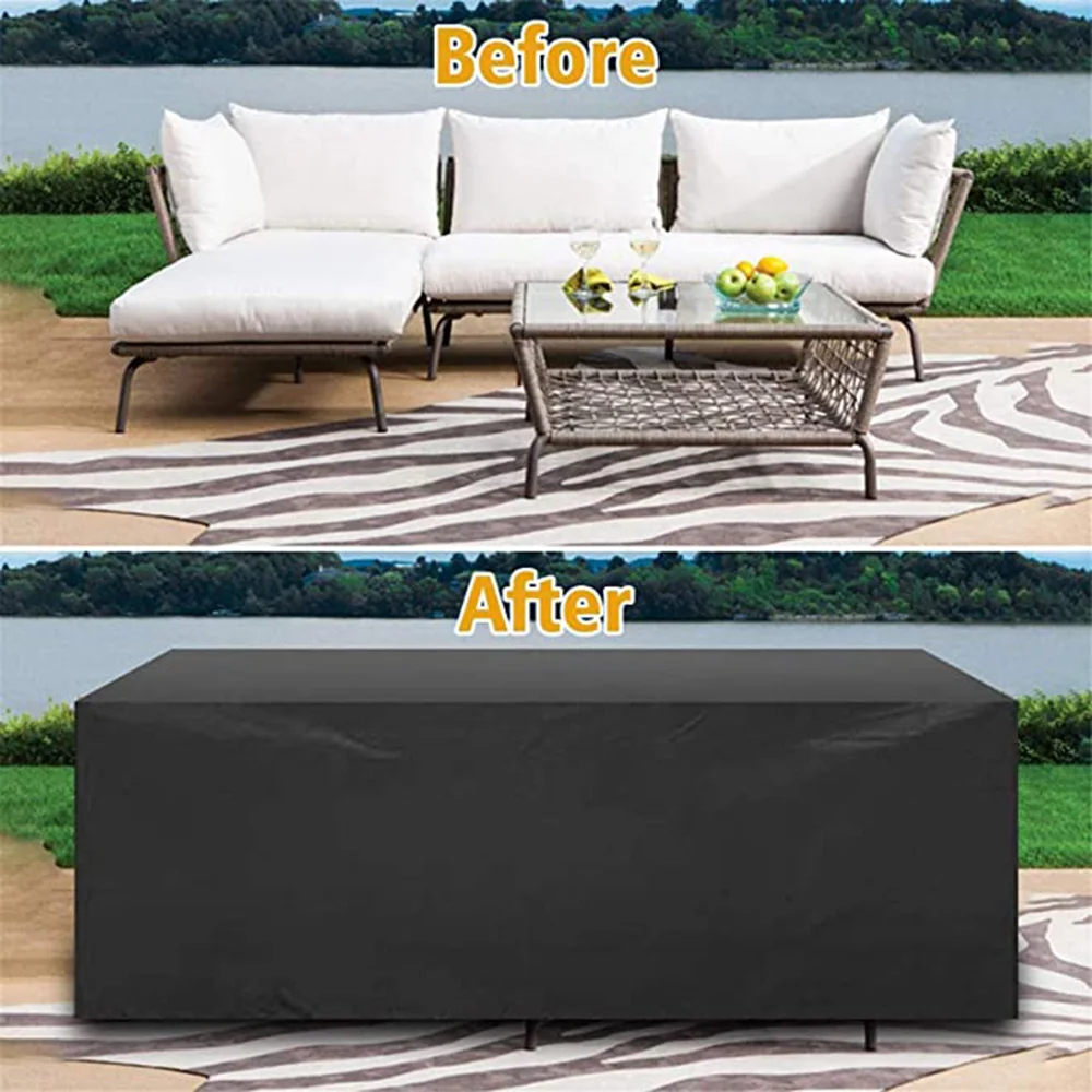Low Cost Covers Furniture Patio Waterproof Outdoor Table Oxford-Cloth 210D Black 60-Size High-Quality Lnwy3WJ0GLj