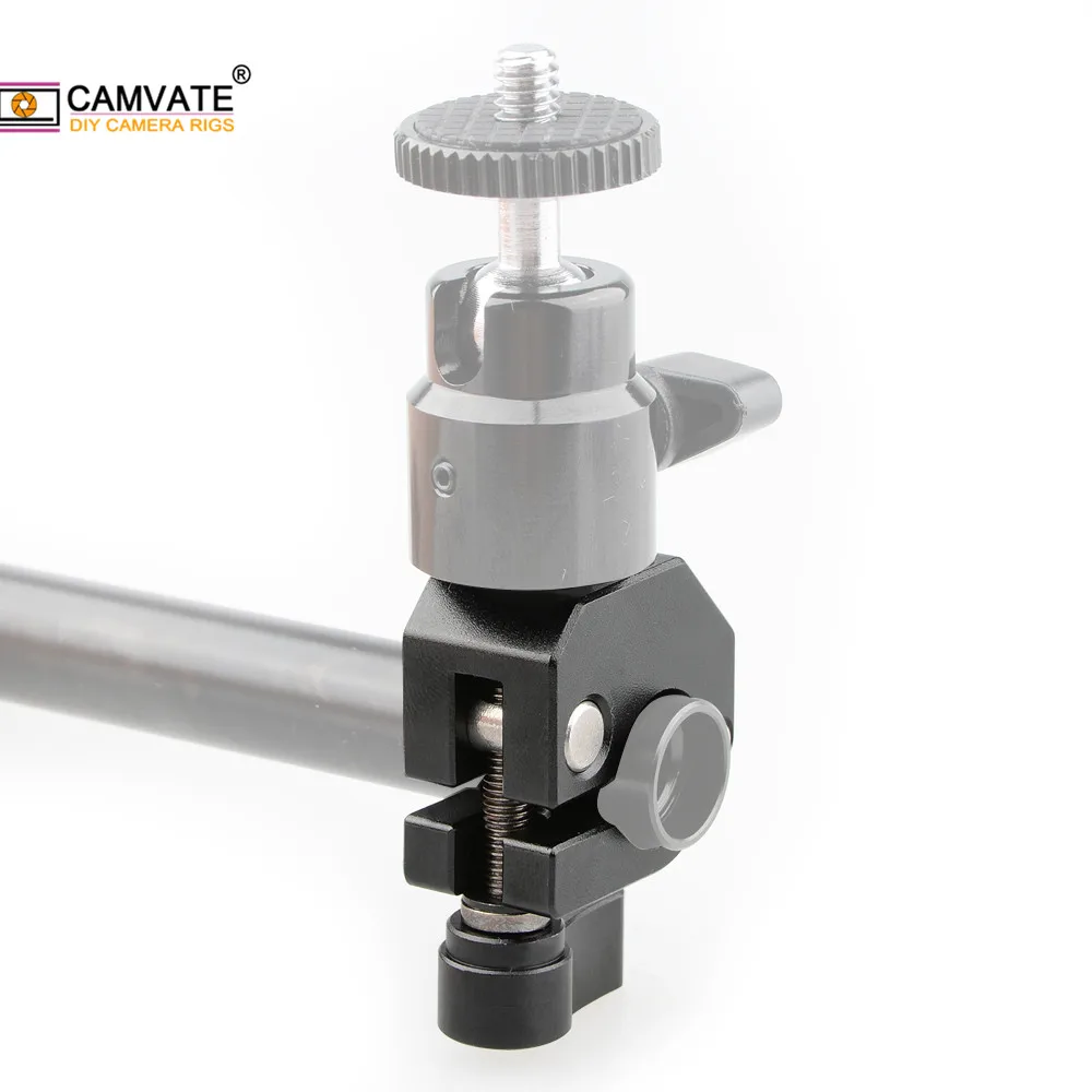 CAMVATE Quick Release Стандартный 15 мм одиночный штанговый зажим с 1/4 &quot 20 3/8&quot 16 резьбовое