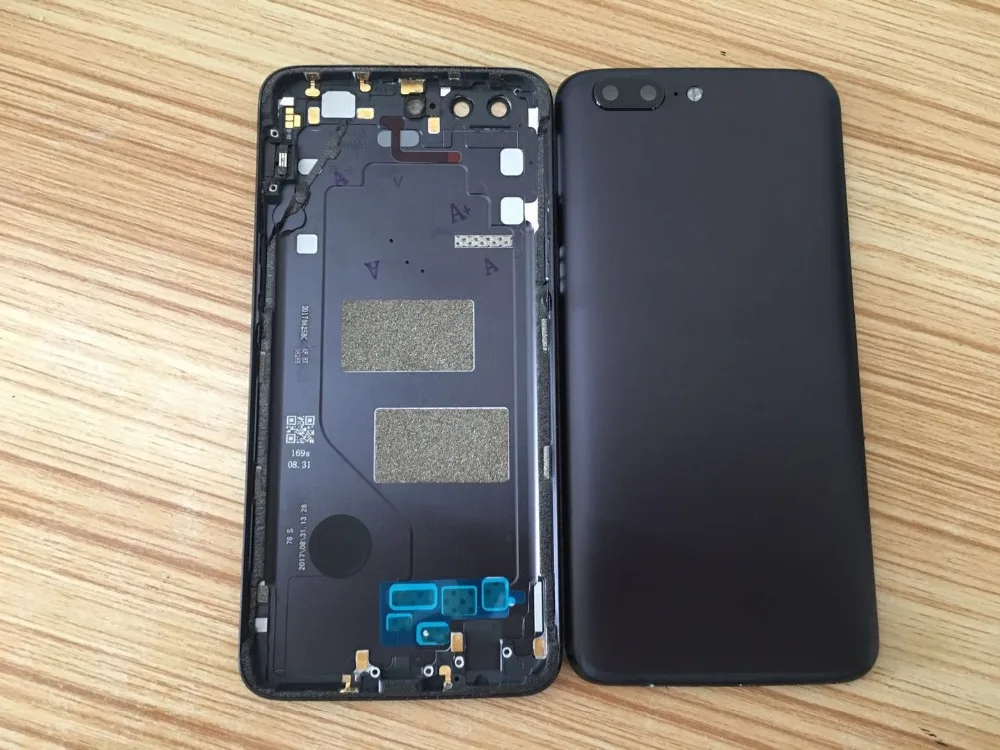 Металлический задний корпус для Oneplus 5 5T задняя крышка для Oneplus5 крышка батареи чехол+ боковые ключи+ стекло камеры для Oneplus 5T задняя крышка