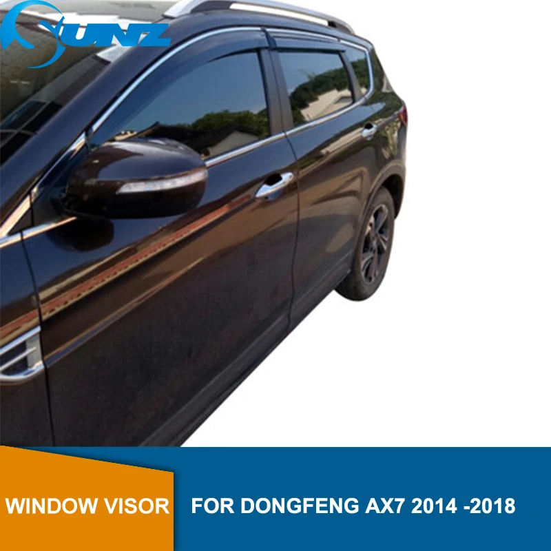 Дым Автомобильные Боковые оконные дефлекторы для DONGFENG AX7 2014 2015 2016 2017 2018