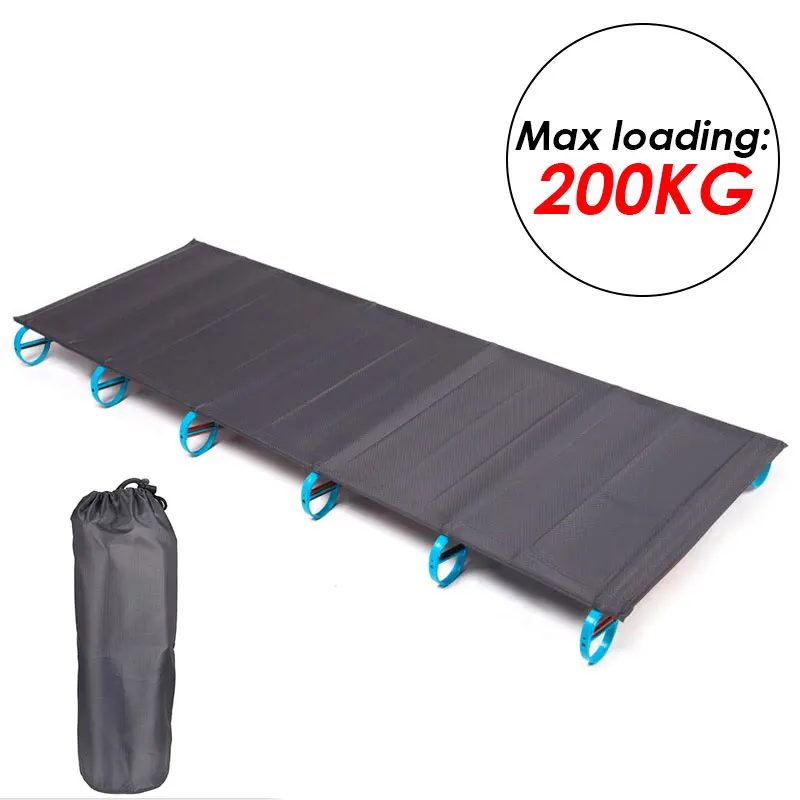 

Ultralight Folding Bed Camping Cot Bed Portable Camping Bed Travel Base Camp Hiking Mountaineering Camping Backpacking Cot Bed