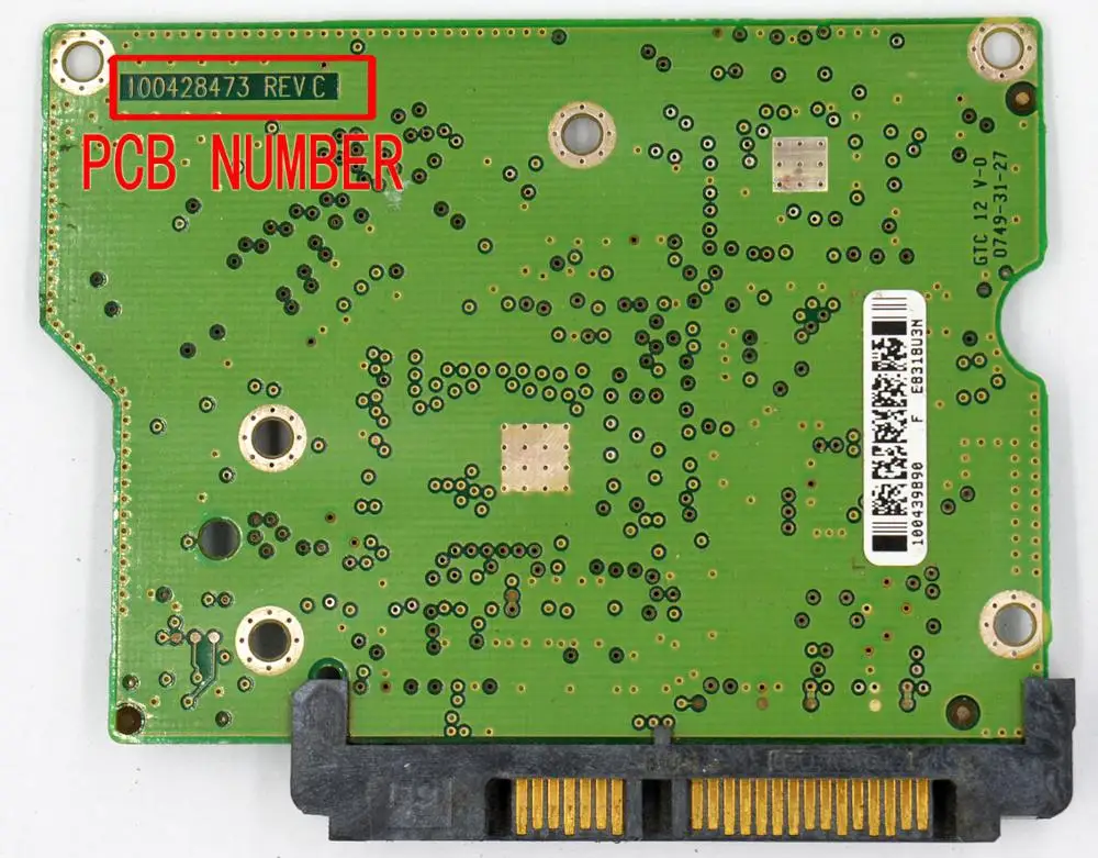 Seagate HDD PCB  / 100428473   REV C 100428473   REV B / 100439890   , 100457858   , 100441714   , Seagate 3.5 S