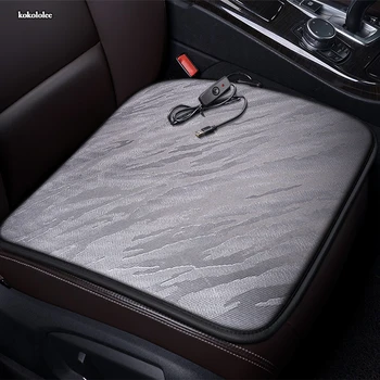 

kokololee 12V Heated car seat cover for Lincoln all models Navigator MKZ MKC MKX MKS MKT Winter Pad Cushions car styling
