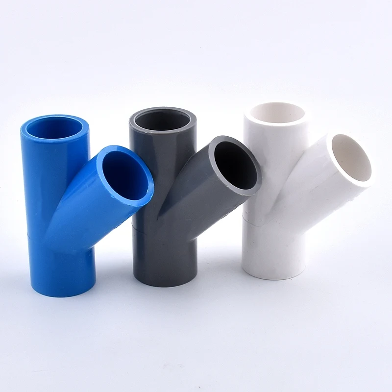 

1~10Pcs PVC Pipe Y-type Equal tee Connector Fittings Garden Irrigation Plastic Joint Aquarium Joint Fish tank Accessories