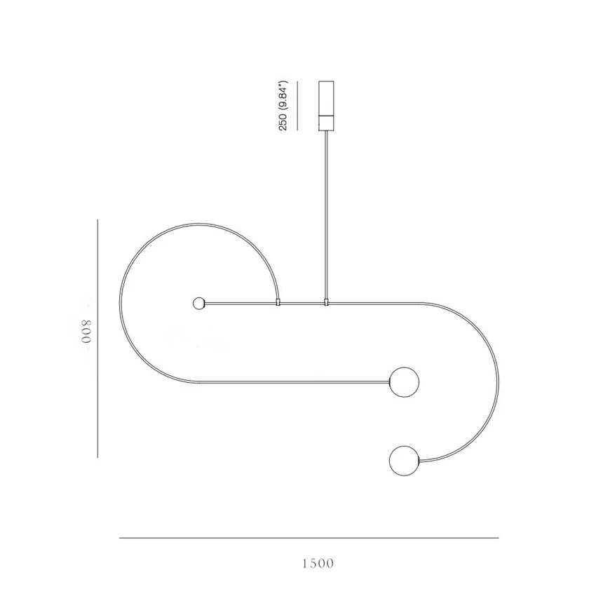 Style 2 Современные железные геометрические светодиодные люстры, светильники, дизайн, спальня, гостиная, подвесные лампы для ресторана, промышленная люстра - Цвет абажура: Style 2