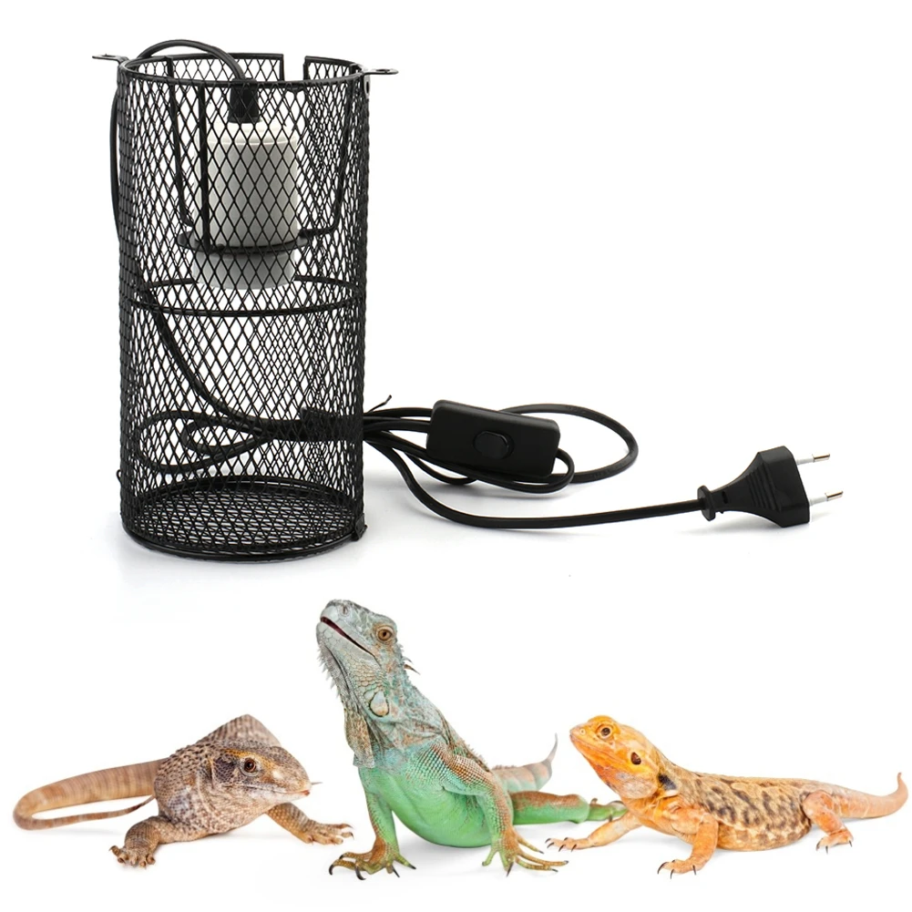 

Anti-scalding Iron Cage For E27 Reptile Heater Guard Heating Bulb Enclosure Protector Metal Mesh Lamp Cover