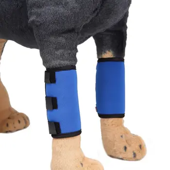 Waterdichte Hond Knie Pads Grote Hond Ondersteuning Enkelbrace Ademend Achterbeen Spronggewricht Gezamenlijke Wrap Letsel Herstellen Hond Benen protector