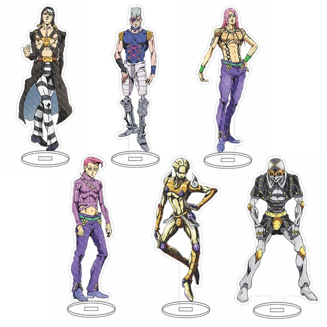 Anime JoJo's Bizarre Adventure Figures Giorno Giovanna Cosplay Acrylic  Stands Model Character Bruno Buccellati Standing Sign - AliExpress