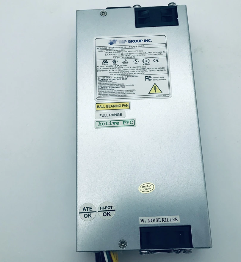 Блок питания для FSP 1U-5 V 300W блок питания FSP 300-601U
