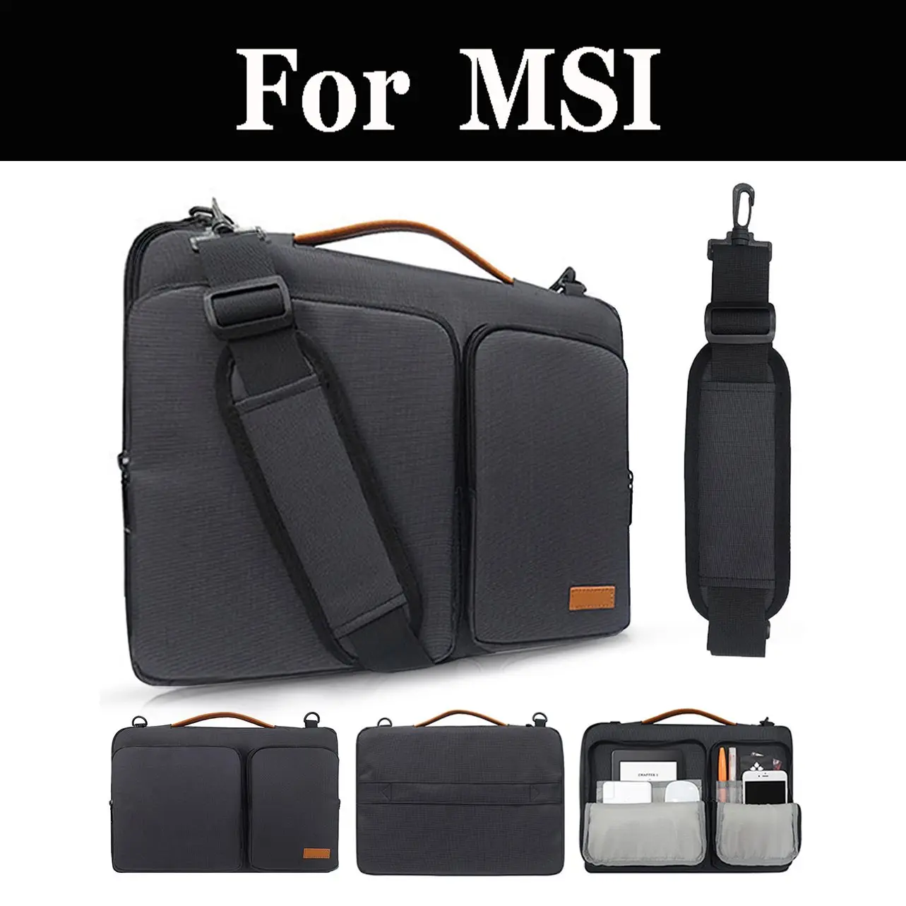 Сумка мессенджер для ноутбука наплечный чехол Msi 8rc P65 Creator 8re 8rf Ge75 Raider 9sg Ge73