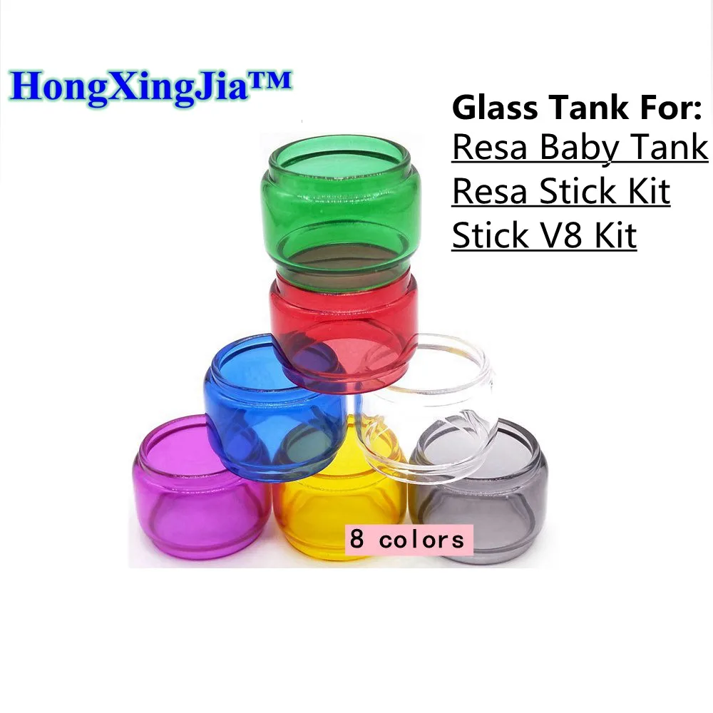 Радужная лампочка стеклянная трубка для палочка V8 Resa Baby Tank Resa Stick Kit Tank Atomizer Fit Stick V8 Kit fatboy стеклянная трубка