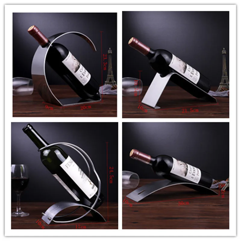 Винная полка Европейский стиль креативная нержавеющая сталь современный дом