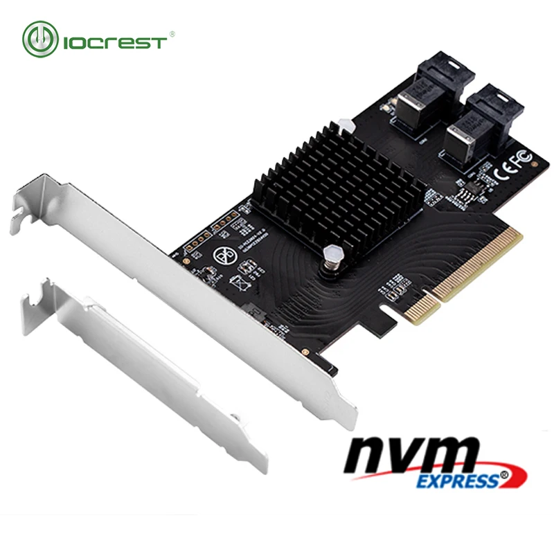 IOCREST U.2 sff 8643 порты для PCIe 3,0x8 контроллер раздвоенного переходника-поддержка не Раздвоенная материнская плата