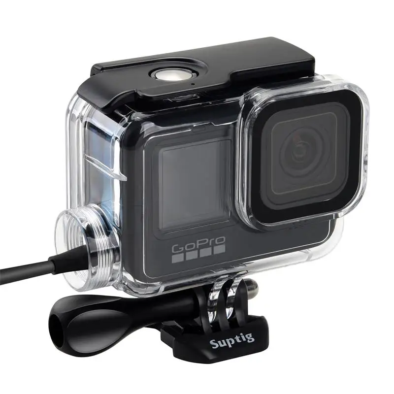 VIDIFY Copri Batteria Aggiornato Per GoPro Hero 12 11 10 9 Black - Porta Di Ricarica Laterale E Protezione Impermeabile