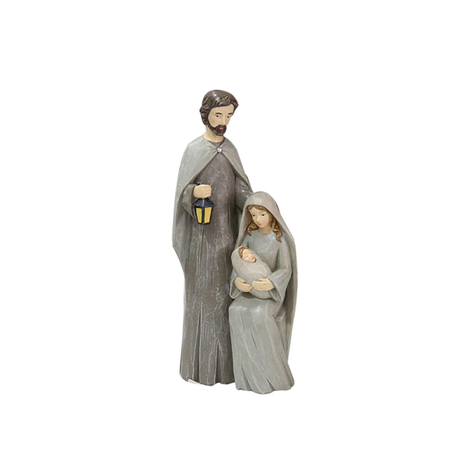 Nativity Scene Figurine Personalized Resin Crafts Creative Desktop Ornament for Home Living Room Bedroom Decoration WWO66 | Дом и сад