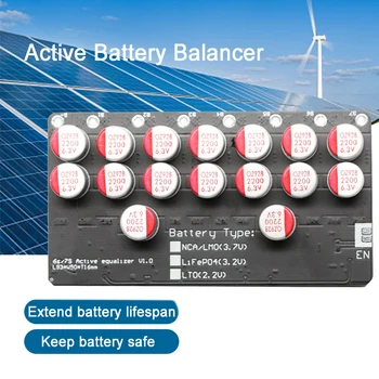 

5A Balancer 7S LiFePo4 Li-Ion Ver Battery Active Equalizer Balancer Energy Transfer Board Balance