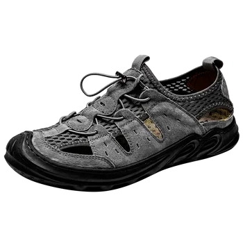 

Summer Men Sandals Casual Business Breathable Loafers Fashion Men Beach Sandals Men Outdoor Casual Sneakers Men Summer Shoes