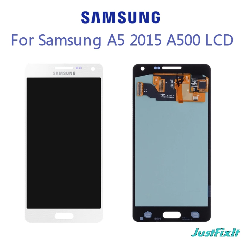 Супер AMOLED для samsung Galaxy A5 A500 A500F A500FU A500H A500M ЖК-дисплей сенсорный экран дигитайзер