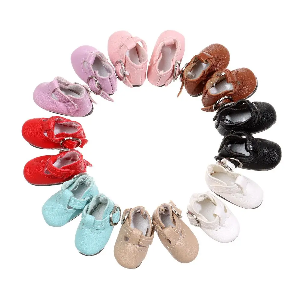 2,8*1,2 cm Puppenschuhe für 1/6 Blythes Puppe und geeignet für 1/8 BJD Mini schöne PU-Ledersandalen Spielzeugschuhe Puppenzubehör – Detail 8