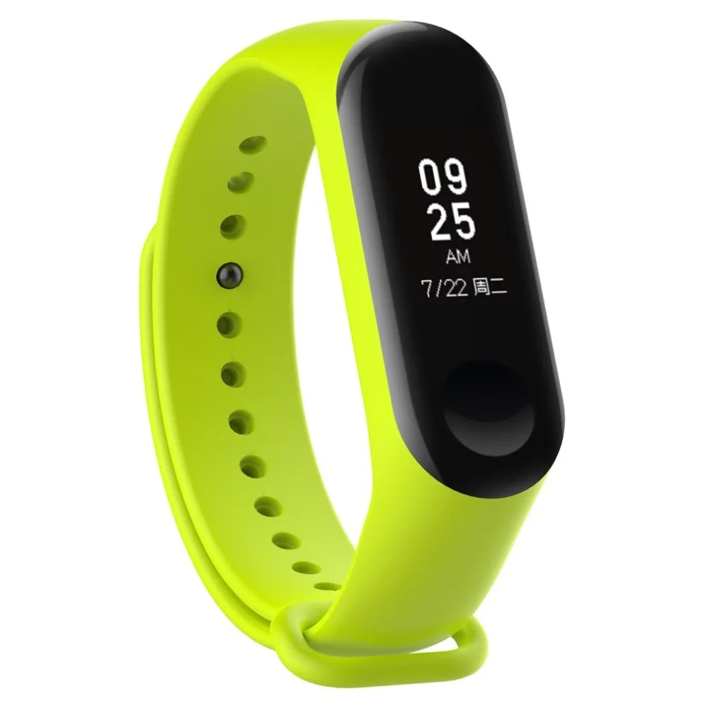 Solid Color Wristband Wrist Strap Bracelet With Secure Faster Smart Watch Accessories for Xiaomi Band 3 Bracelet Replacement