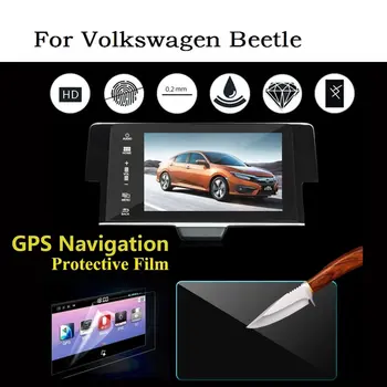 

For Volkswagen Beetle Car GPS Navigation Screen Protector Interior Tempered Glass Screen Protective Film Auto Car Accessories