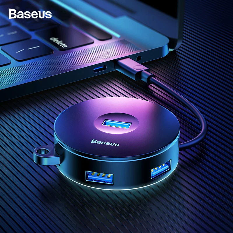 Baseus usb-хаб USB C для нескольких портов USB3.0 USB 3,0 type C концентратор разветвитель для Macbook Pro Air PC компьютер USB-C type-C HAB адаптер