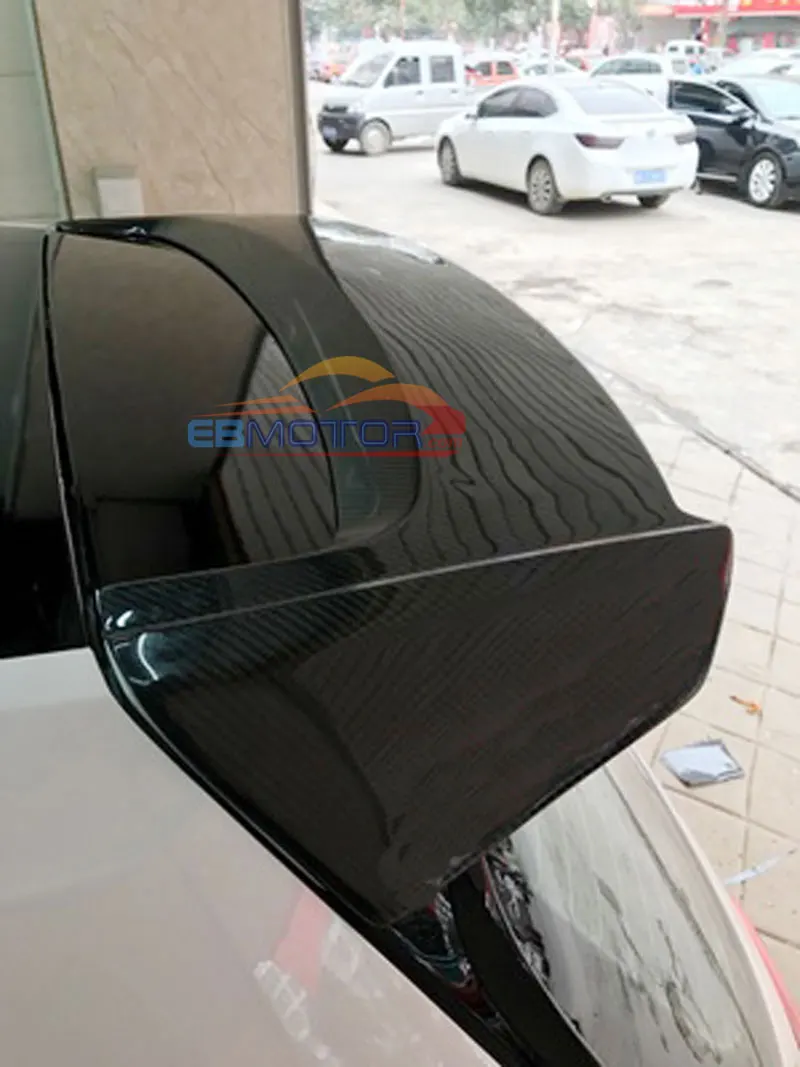 Настоящее покрытие из углеродного волокна багажник выступ Спойлеры для Volkswagen VW Golf 7 MK7 Golf GTI RLINE 2014UP V085