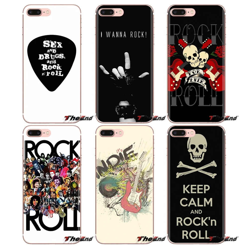 

keep calm and ROCK AND ROLL Soft Transparent Cases Covers For Xiaomi Redmi 4A S2 Note 3 3S 4 4X 5 Plus 6 7 6A Pro Pocophone F1