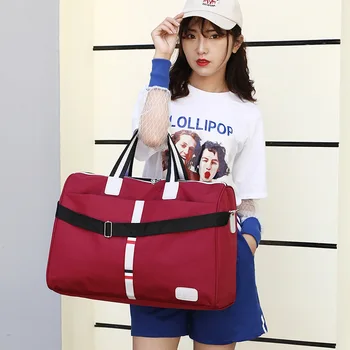 

2019 New short-distance travel bags, men's and women's hand luggage bags, large capacity travel bags, one-shoulder bags.