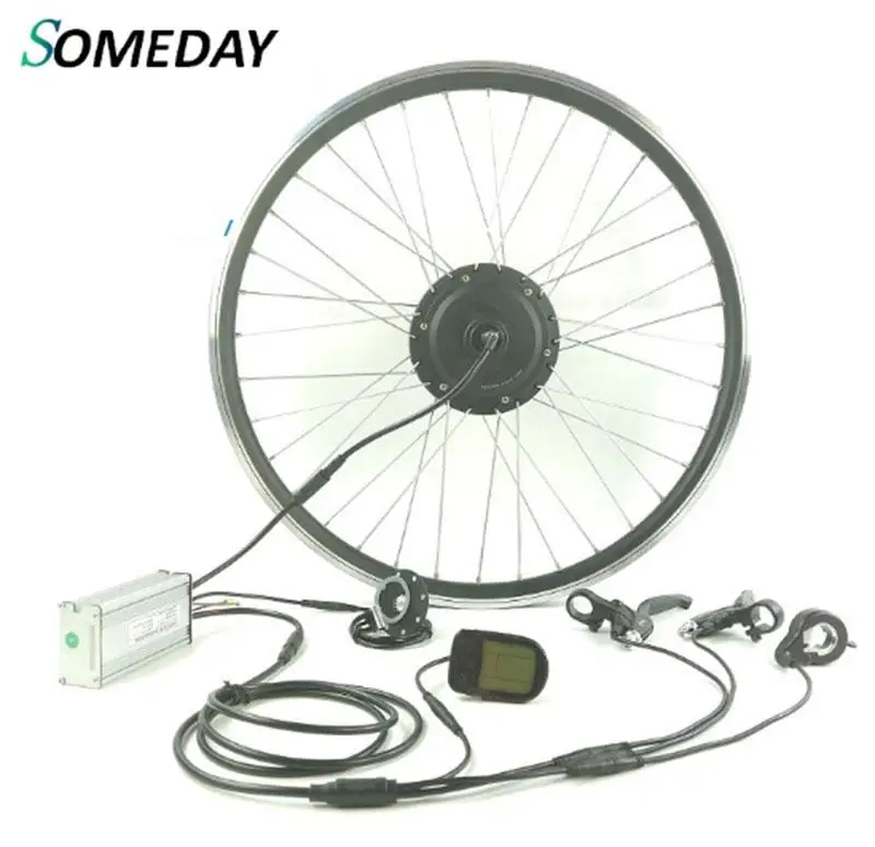 Best Price SOMEDAY Electric Bicycle conversion kit 36V500W E-BIKE front wheel hub motorwith LCD5 display Whole Waterproof Cable Best Price SOMEDAY Electric Bicycle conversion kit 36V500W E-BIKE front wheel hub motorwith LCD5 display Whole Waterproof Cable