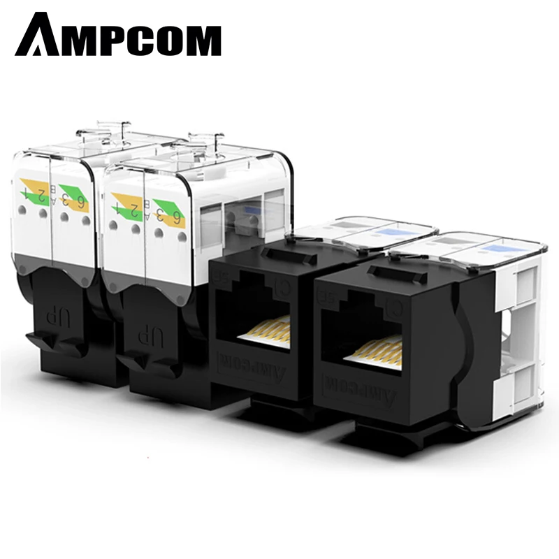 10 шт. в упаковке разъем Keystone CAT5e инструмент RJ45 UTP Jack не требует отверстий модульный