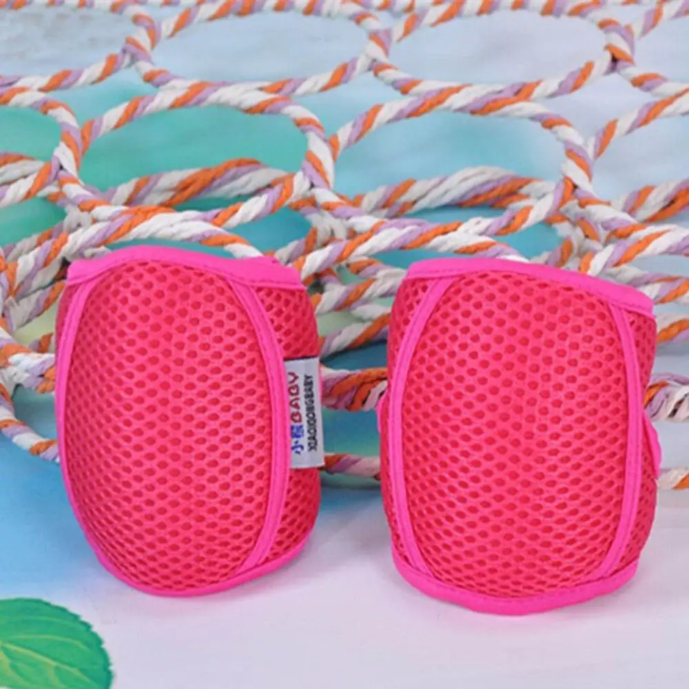 pink L Новинка года; дышащие наколенники из губчатой ткани для маленьких мальчиков; Детские гетры; Детские наколенники для обучения ходить - Цвет: pink L