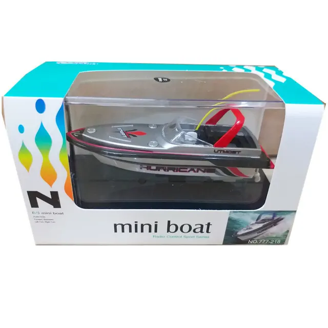 Mini Radio-Controlled Speedboat RC Ship Electric Remote Control Submarines Kid's Scientific Experiment Technology Funny Toy 5