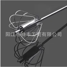 Ручная вращающаяся машина для взбивания яиц, 10, 12, 14 дюймов, автоматическая вращающаяся мешалка для взбивания яиц, полуавтоматическая мешалка