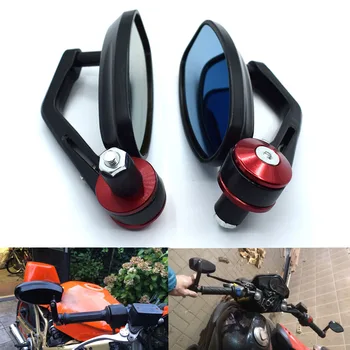 

Universal 7/8" 22mm handle bar end Motorcycle rearview side mirrors For SUZUKI GSXR1300 GSX650F GSF650 BANDIT GSX1250 F/SA/ABS