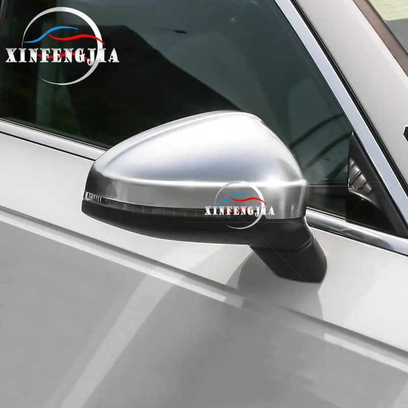 Подходит для Audi A4 B9 A5- 2 шт хромированная боковая крышка зеркала декоративная отделка