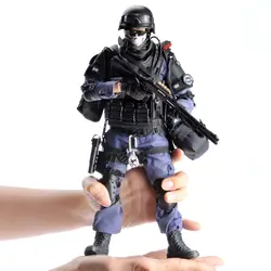 PATTIZ High-end моделирование 1/6 масштаб военный Solider SWAT attack hand набор солдат модель фигурки сборные игрушки для детей