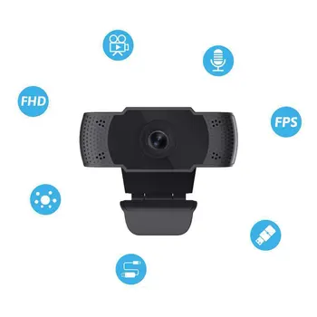 

Night Vision Home Ultra-Wide-Angle Cloud Storage Network Security Camera HD Streaming Widescreen USB Computer Camera