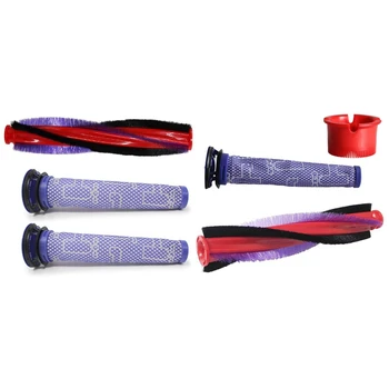

Main Roller Brush for Replacement Bristle Brush Bar for Dyson V6 DC58 DC59 SV03 & HEPA Filter Main Roller Brush