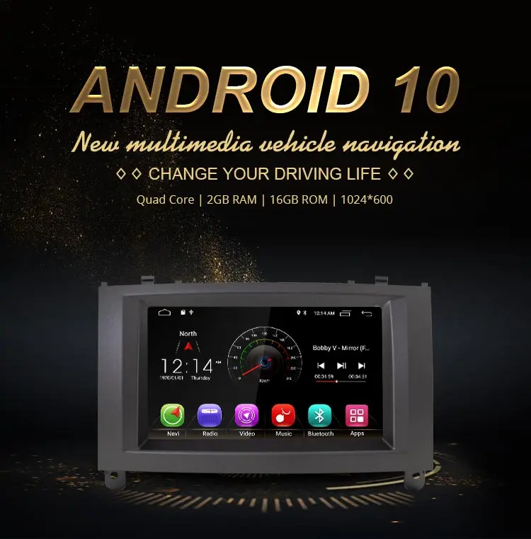 JDASTON Android 10 автомобильный dvd-плеер для peugeot 407 2004-2010 gps навигация Мультимедиа стерео 1 Din автомагнитола wifi ips экран SD