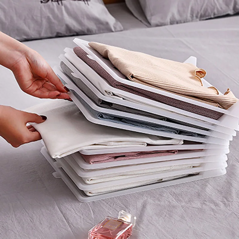 

5 PCS Quick Clothes Folding Board T shirts Folder Easy Fast for Kid to Fold Clothes Folding Boards Laundry Folders Garment Board