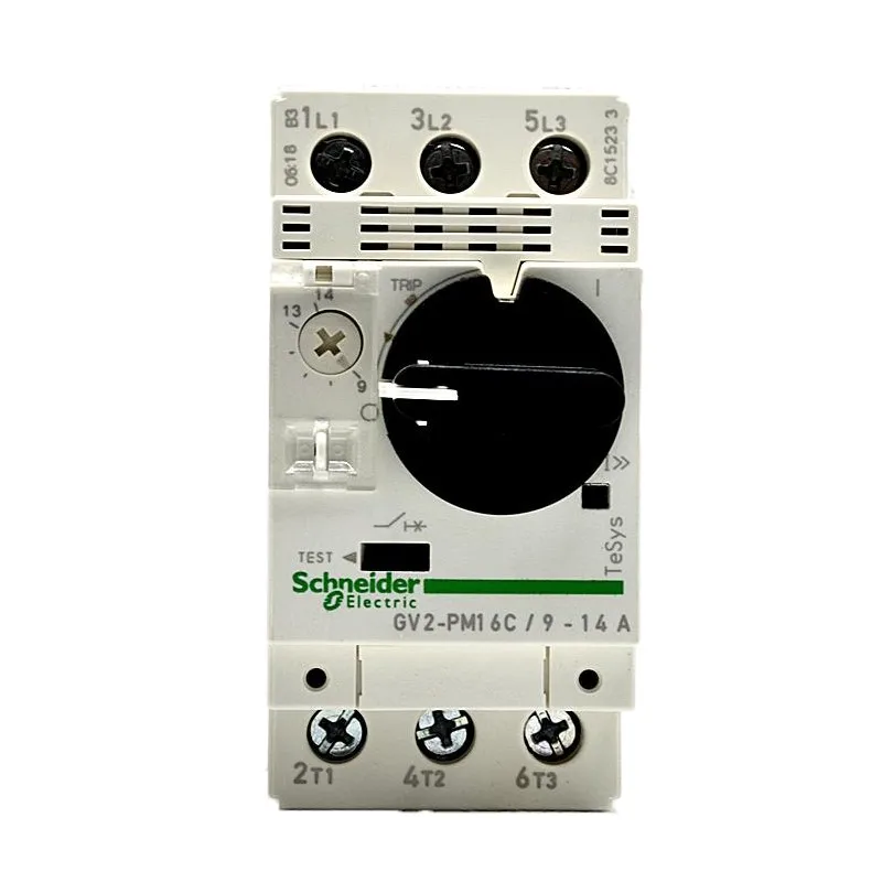

Genuine 3P Thermal Magnetic Circuit Breaker GV2PM16C Motor Protection Switch Knob Control Setting Current Range 9-14A 15KA