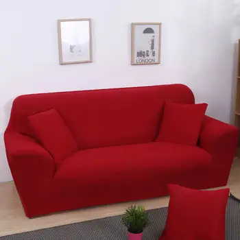 

Solid Color Slipcover (L Sectional or Loveseat or Coner) Sofa Cover All-inclusive Couch Case Tight Wrap Elastic